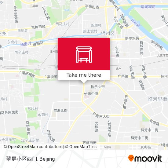 翠屏小区西门 map