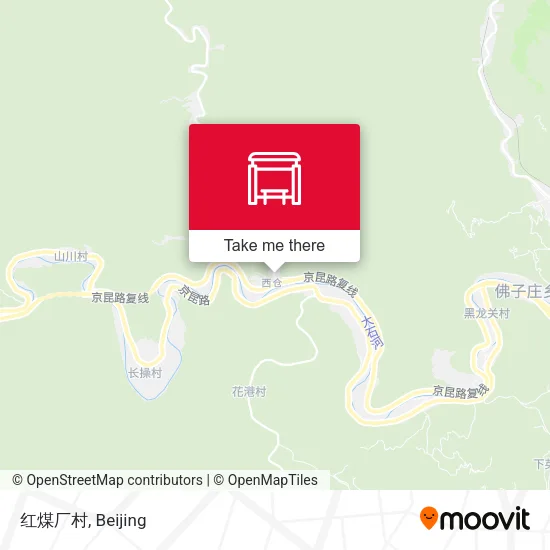 红煤厂村 map