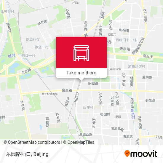 乐园路西口 map