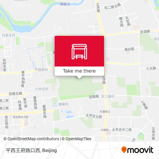平西王府路口西 map