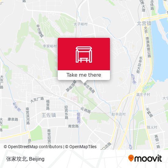 张家坟北 map