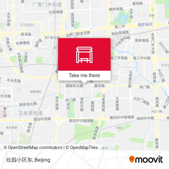 欣园小区东 map