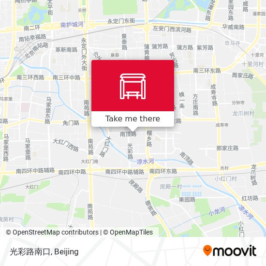 光彩路南口 map