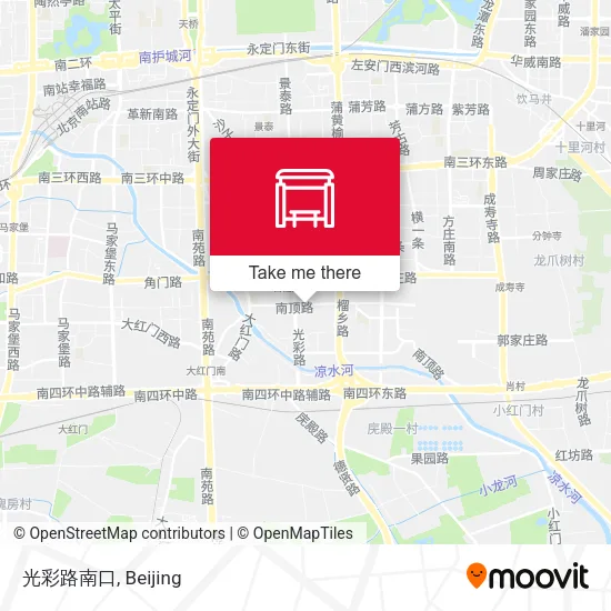 光彩路南口 map
