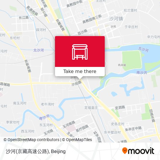 沙河(京藏高速公路) map