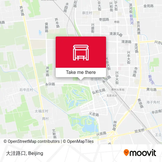 大洼路口 map