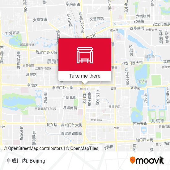 阜成门内 map