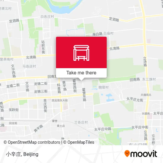 小辛庄 map