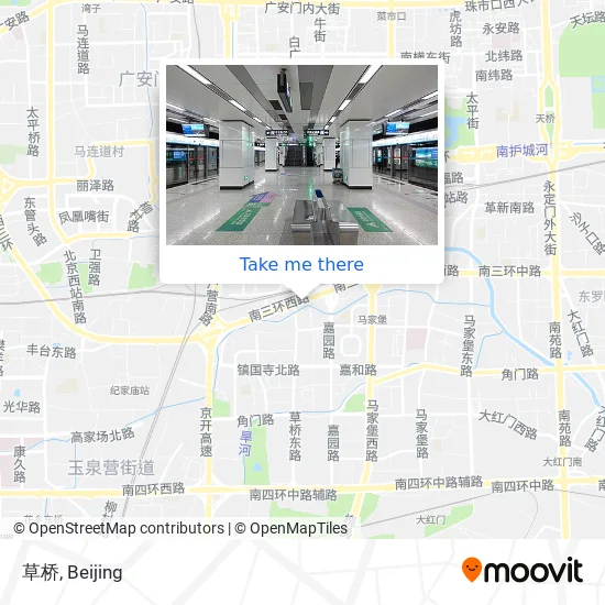 草桥 map