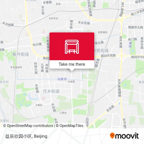 益辰欣园小区 map