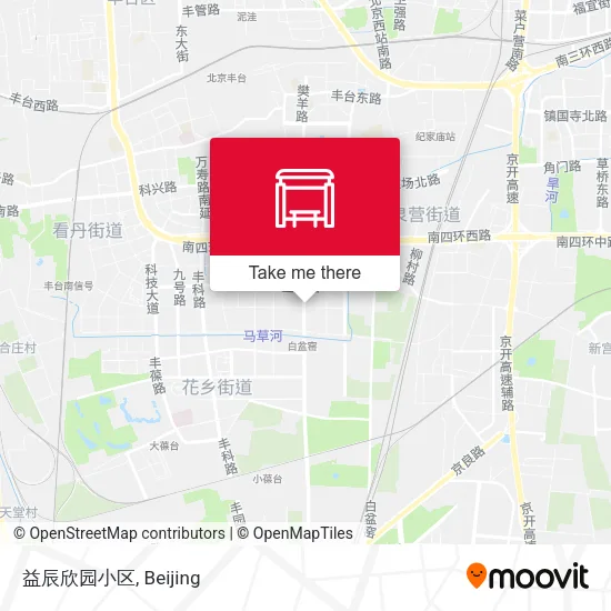 益辰欣园小区 map