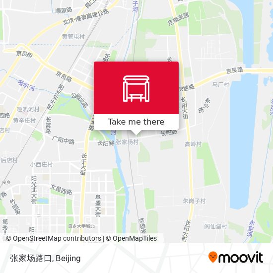 张家场路口 map