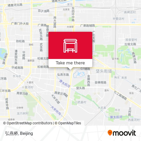 弘燕桥 map