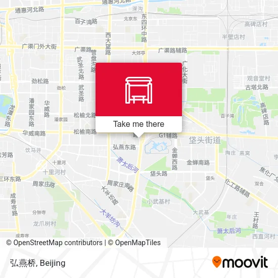 弘燕桥 map