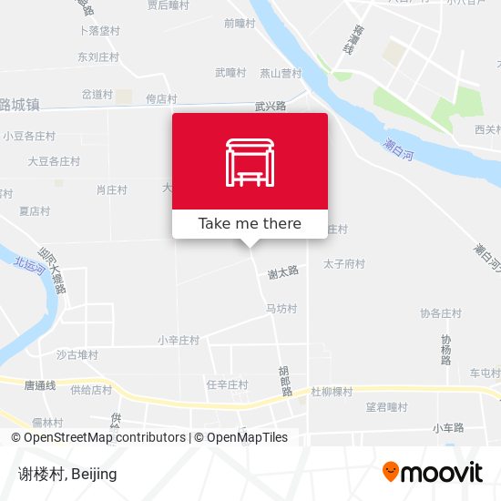谢楼村 map