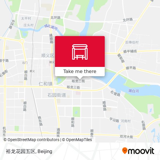 裕龙花园五区 map