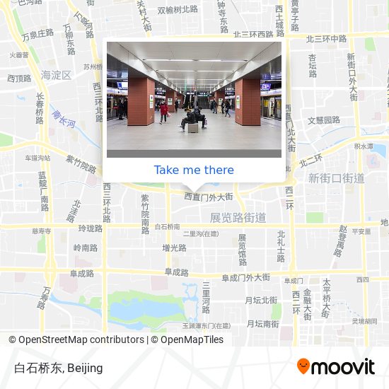 白石桥东 map
