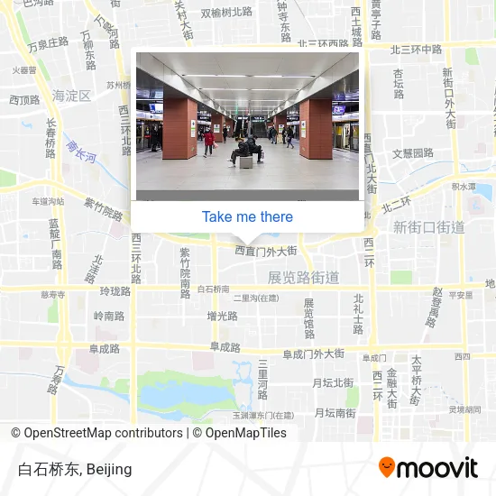 白石桥东 map
