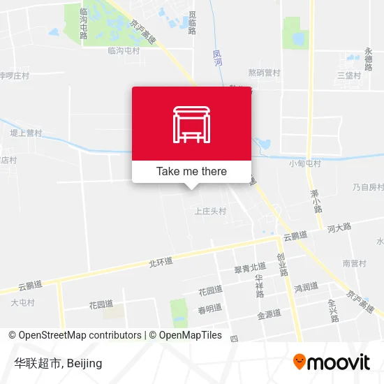 华联超市 map
