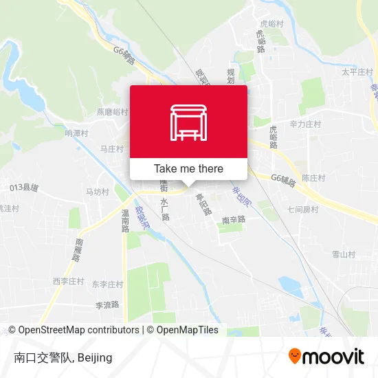 南口交警队 map