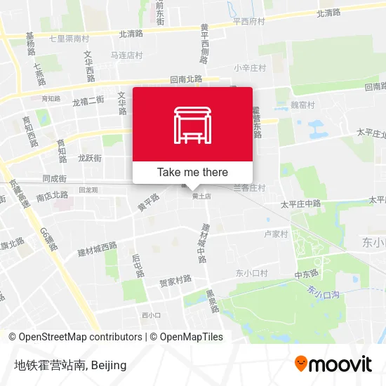 地铁霍营站南 map