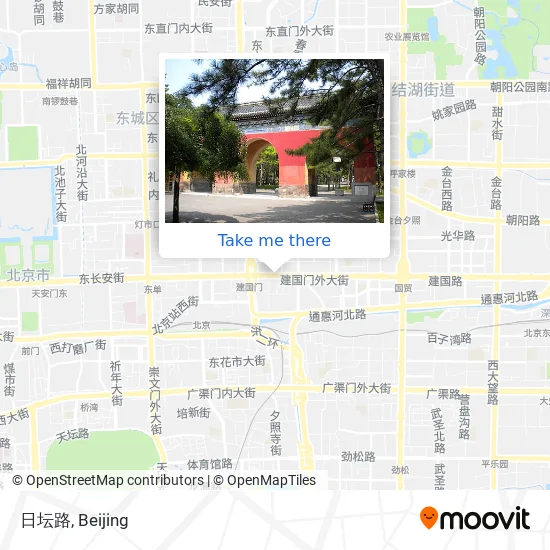 日坛路 map