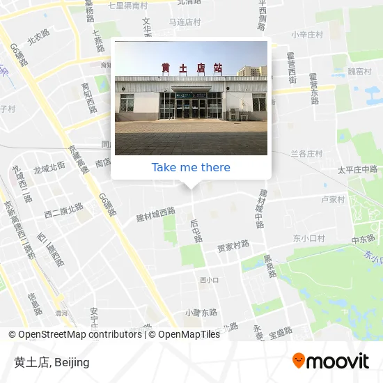 黄土店 map