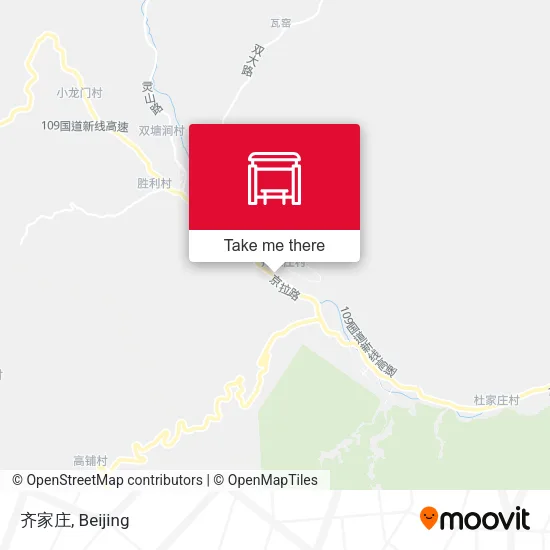 齐家庄 map