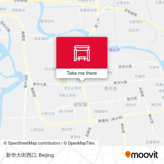新华大街西口 map