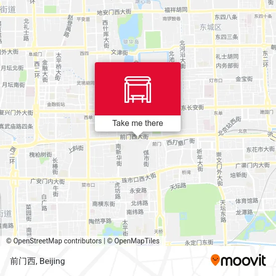 前门西 map