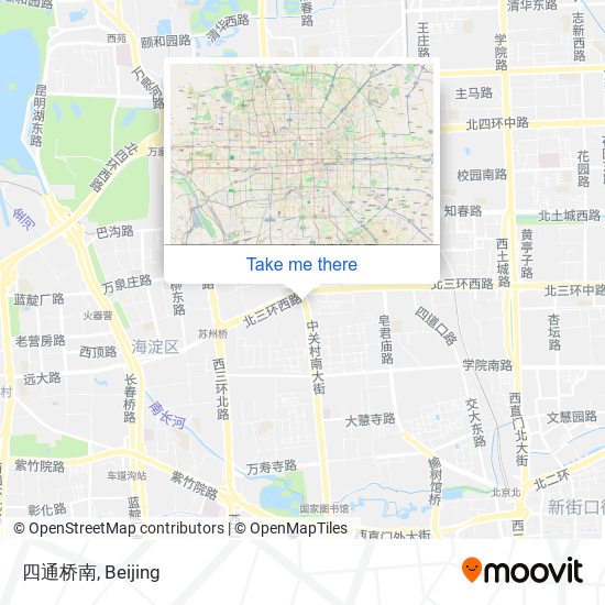 四通桥南 map