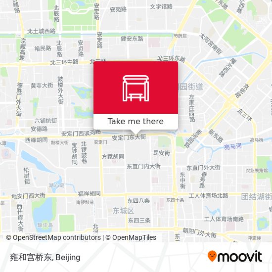 雍和宫桥东 map