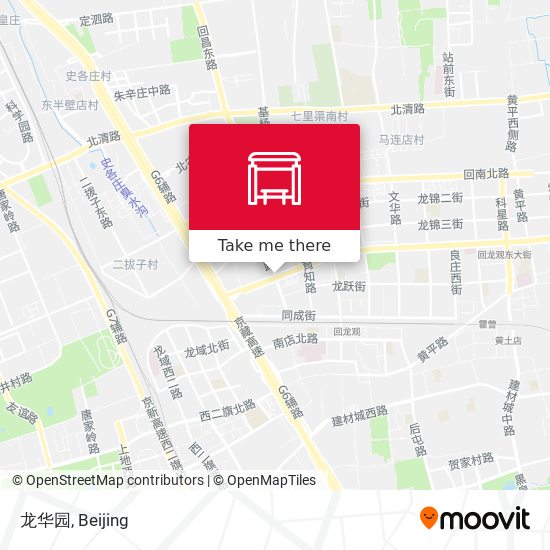 龙华园 map