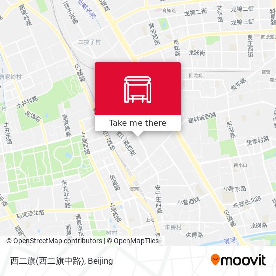 西二旗(西二旗中路) map