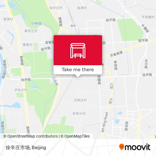 徐辛庄市场 map