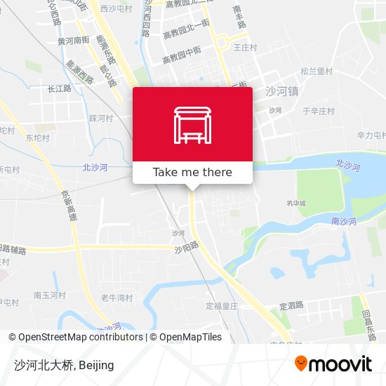 沙河北大桥 map