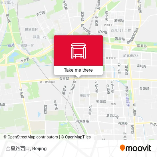 金星路西口 map