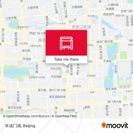阜成门南 map