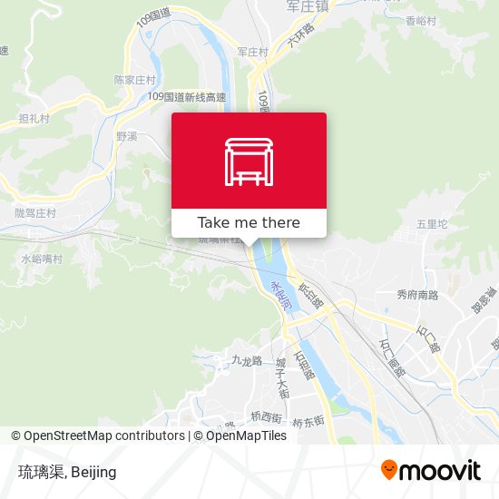 琉璃渠 map