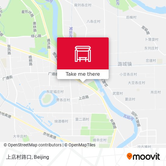 上店村路口 map