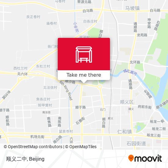 顺义二中 map