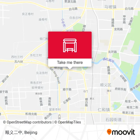顺义二中 map
