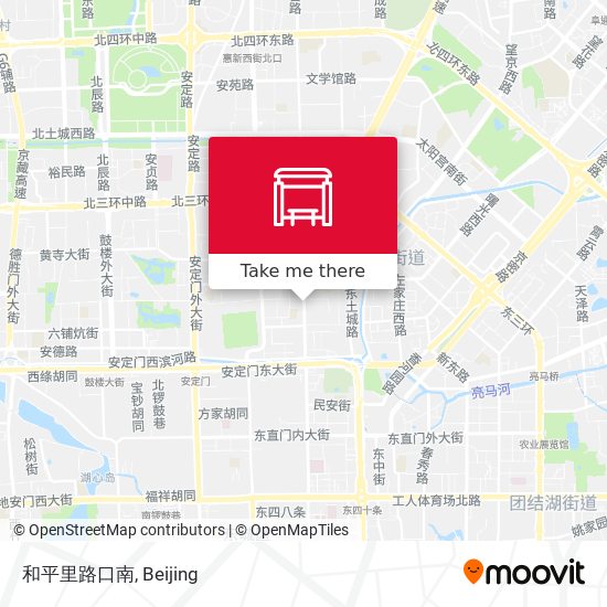 和平里路口南 map