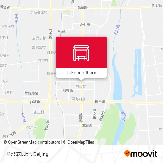 马坡花园北 map