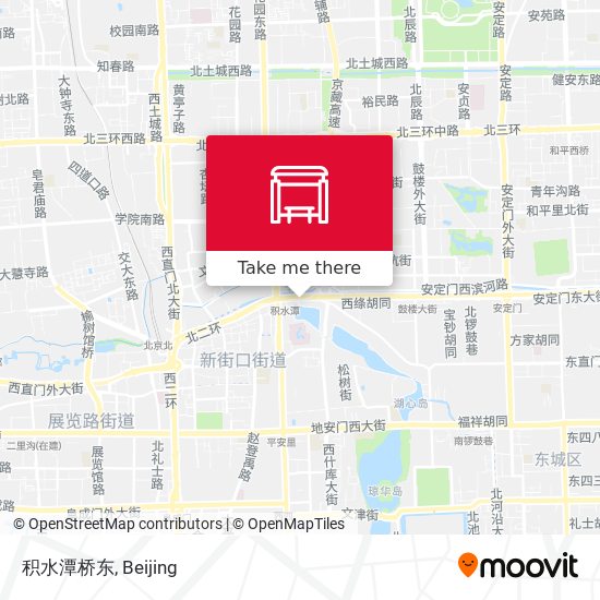 积水潭桥东 map