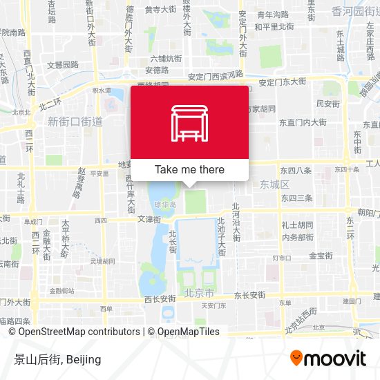 景山后街 map
