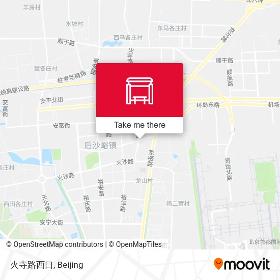 火寺路西口 map