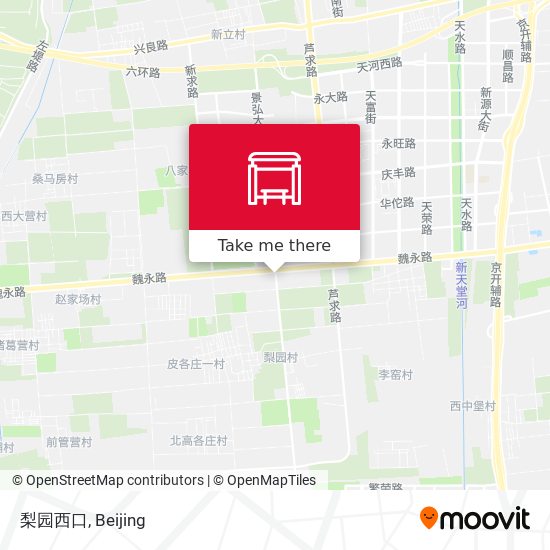 梨园西口 map