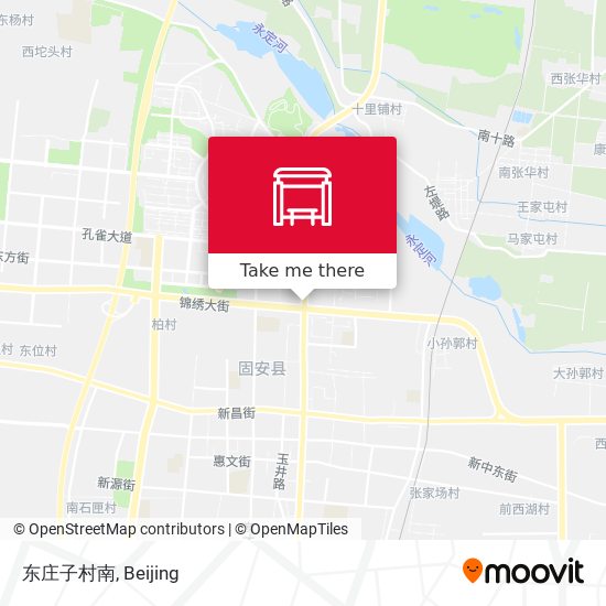 东庄子村南 map