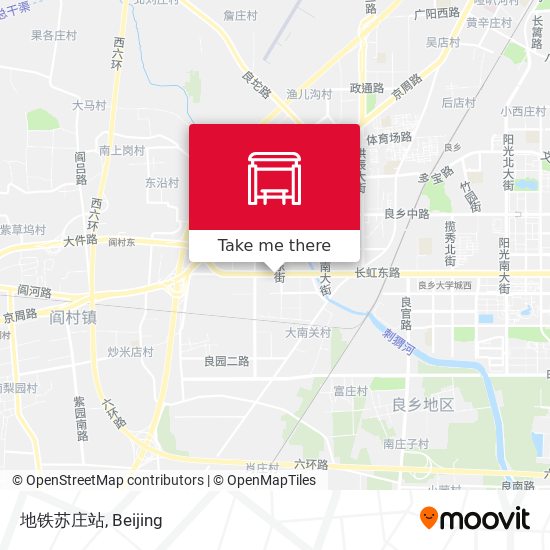 地铁苏庄站 map